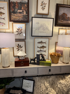 Artwork displayed in Minneapolis showroom